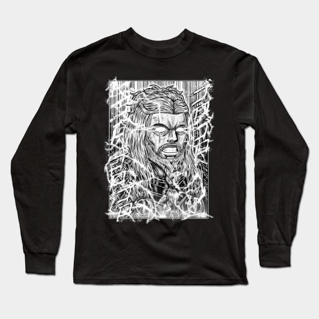 THUNDER GOD Long Sleeve T-Shirt by Firebrander